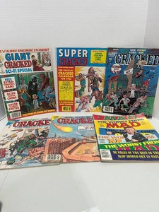 1985-1986 MAD CRACKED, SUPER CRACKED & GIANT CRACKED Magazines