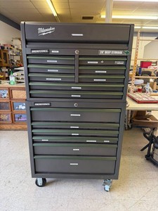 Master Force 36 Tool Chest & Cabinet with Electric Outlets & All Keys