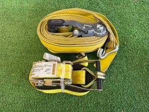 2 ATD Heavy Duty Ratchet Tie Down Straps
