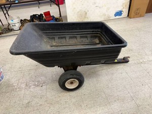Tow Behind Poly Dump Cart 32 x 48