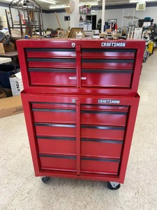 Craftsman Tool Chest & Cabinet with Locks & Keys 18 x 27 x 43 Tall