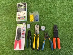 New Wire CrimperStripper Tool Kit, New 150 Pc Assorted Auto Fuse Kit, Wire Cutters & Connectors