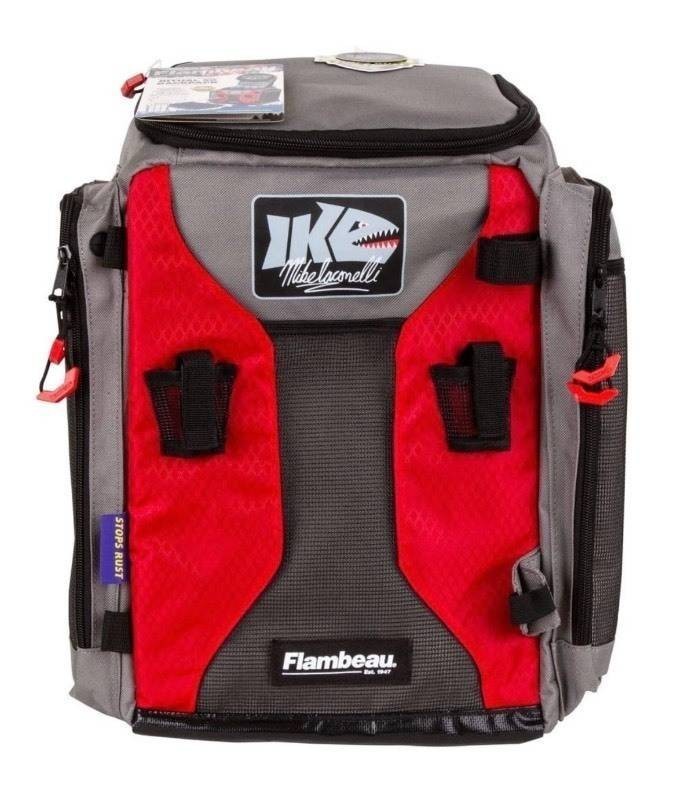 Flambeau Outdoors IKE Fishing Tackle Box Softside Backpack, 6178TW - Brand New Z