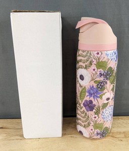 Flowered 32 oz Pink Tumbler - Brand New Z
