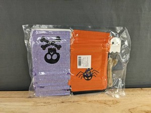 Halloween Fabric Gift Bags Assortment, 24 Total - Brand New Z