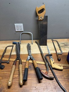 Assorted Hand Tools & Saws, 9 Total