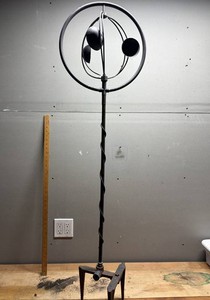 Copper Piping Kinetic Floor Sculpture Water Yard Sprinkler