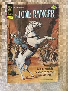 Gold Key the Lone Ranger Comic Book 90121-607