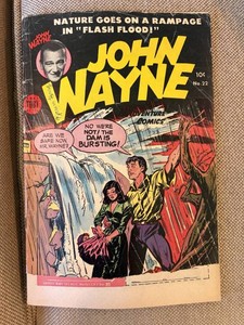 Vintage John Wayne Adventure Comics #22 Flash Flood Comic Book
