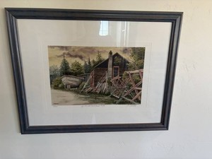 D. Hackett Signed Framed Art Print