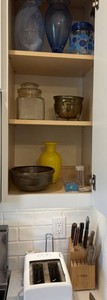 Wusthof Knife Block, Glass Vases, Pottery & Kitchen Decor Mixed Lot, 12 Total