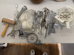 Kitchen Utensil Assortment with Hand Mixer