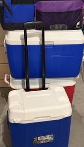 Assorted Coolers & Storage Bags