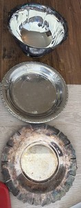 International Silver & Lunt Silverplate Bowl Lot, 3 Total