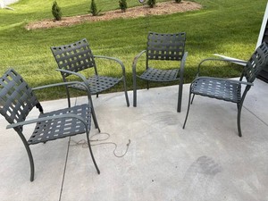 Outdoor Patio Chair, Set of 4