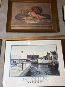 David Belling Door County Framed Art, 2 Total