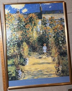 Claude Monet Framed Garden Print
