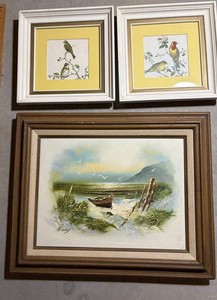 H. Gartley Framed Artwork Group, 3 Total
