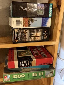 Buffalo Signature Collection, Terry Redlin & Big Ben Puzzle Mixed Lot