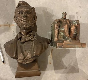 Pair of Abraham Lincoln Sculptures