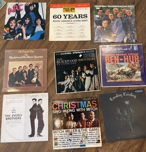 Gospel Quartet Vinyl Record Lot, 9 Total
