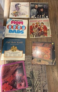 Vintage Vinyl Record Album, 7 Total - Various Artists