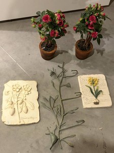 Floral Wall Plaques & Potted Rose Arrangements