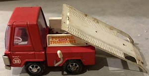 Antique Buddy L Turbine Transport Toy Metal Truck