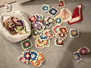 Assorted Crocheted Doilies and Motifs