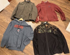 Columbia, Trail Crest & Gildan Mens Outerwear Mixed Lot, 4 Total