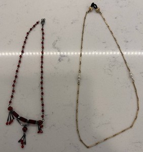 Mixed Necklace Jewelry, 2 Total