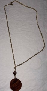 Park Lane Wood Pendant Necklace