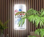 Coors Light LED Neon Beer Can Sign - Brand New *Z