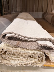 Tan Plush Carpet Remnant