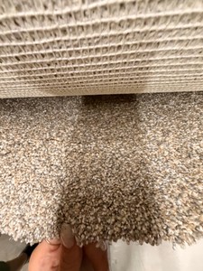 Approx. 12 x 21 Sensible Style II Carpet Remnant  Crystal  Style ZR35