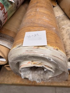 Approx. 12 x 39 Wood Look Sheet Vinyl Flooring Roll
