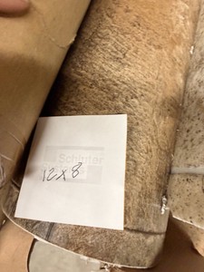 Approx. 12 x 8 Brown Stone-Look Vinyl Flooring Remnant