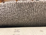 Approx. 12’ x 47’ Mohawk Gray Multi-Tone Plush Carpet Remnant