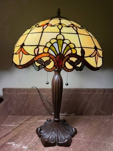 Tiffany-Style Stained Glass Style Table Lamp 16 X 36 in