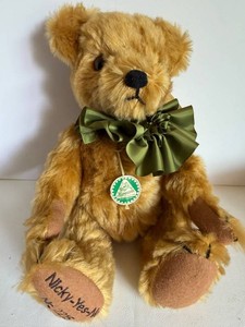 Hermann Nicky Bear Replica 1938 Mohair Teddy Bear 8 Inch Seated