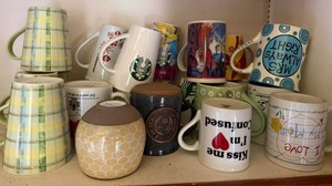 Mixed Mug Lot With Starbucks & Novelty Cups