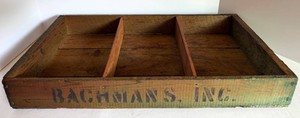 Vintage Bachmans Inc. Wooden Divider Tray