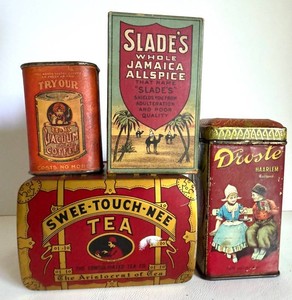 Vintage Advertising Tins (Lot of 4)