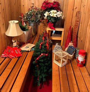 Christmas Holiday Decor Mixed Lot - Including a LARRY FRAGA ANGEL OF LIGHT  Dresden Dove Collection Blown Glass Ornament and more
