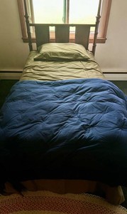 Twin Size Bed Frame With Ortho-Restive Mattress