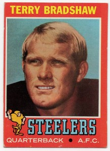 1971 Topps Terry Bradshaw #156 Football Rookie Card