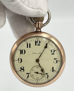 Antique Hamilton Grade 974 Pocket Watch Featuring 17-Jewel Movement