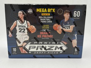 Sealed 2024 Panini Prizm Draft Picks Collegiate Basketball Mega Box