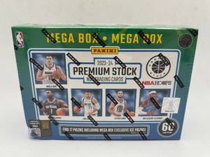 2023-24 Panini NBA Hoops Premium Stock Mega Box (Sealed)