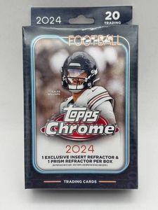Sealed 2024 Topps Chrome Football Hanger Box
